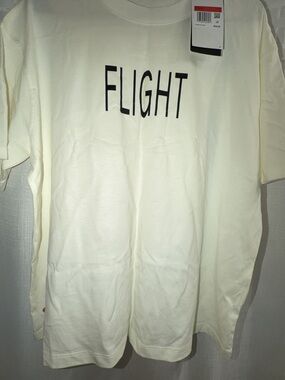 Jordan Cream "FLIGHT" Short-Sleeve Tee